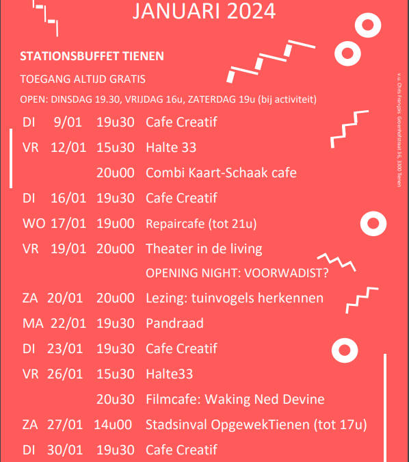 Pand 10 : Kalender Januari